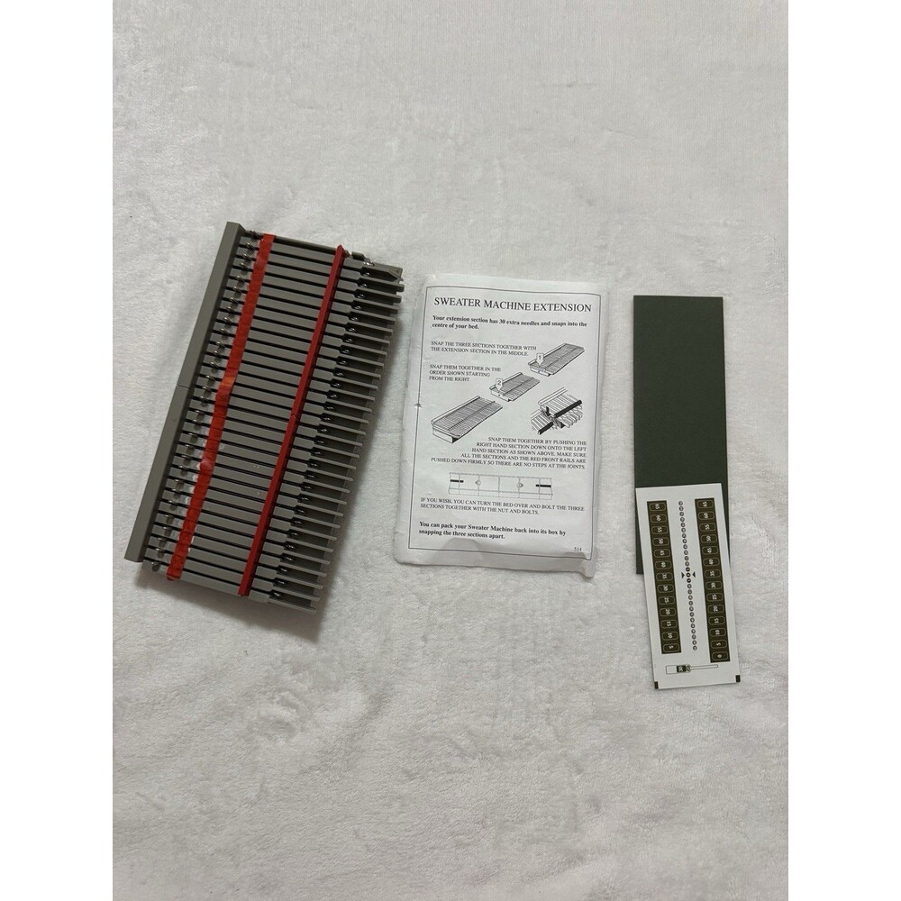 Bond Ultimate Sweater Machine Extension Kit 30 Needles Knitting